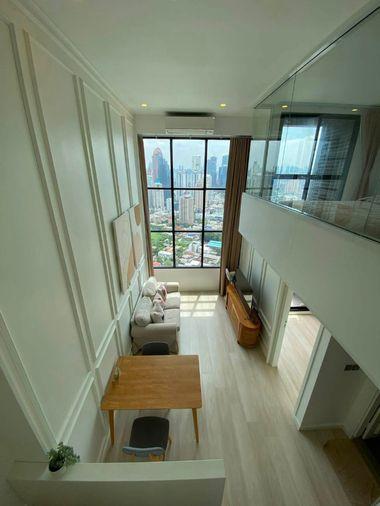 รูป ME2500491 ให้เช่าคอนโดห้อง Duplex 2 นอน Knightsbridge Prime สาทร ชั้นสูง วิวดี - รูปที่ 13/20