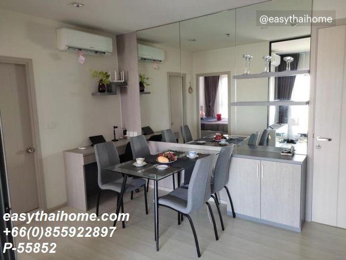 รูป P-55852 ให้เช่า ไลฟ์ สุขุมวิท 48 | วิวเมือง | เฟอร์นิเจอร์ครบ | ชั้นสูง | ใกล้ BTS พระโขนง | พร้อมเข้าอยู่ 📞 Line ID: @easythaihome | 085-592-2897 - รูปที่ 3/9