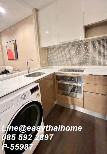 รูป P-55987 📍 ให้เช่าคอนโด 2 นอน The Saint Residences อาคาร A ชั้น 29 วิวเมือง (ห้องกว้าง) ใกล้ MRT พหลโยธิน Line ID: @easythaihome 085-592-2897 - รูปที่ 10/15