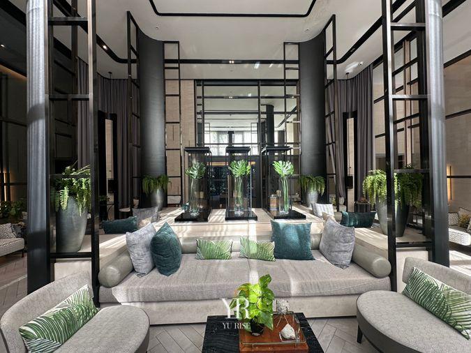 รูป The Reserve Sukhumvit 61 ห้องแต่งสไตล์โมเดิร์น โทนสีอ่อน กระจกและเนื้อที่กว้างพร้อมเปิดรับแสงธรรมชาติ - รูปที่ 12/35