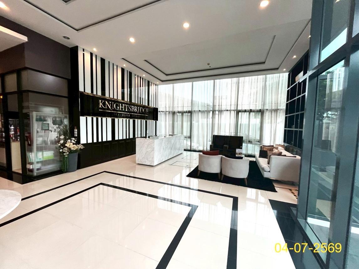รูป 🔥 ขายด่วน! คอนโดราคาพิเศษ ไนท์บริดจ์ สกาย ริเวอร์ โอเชี่ยน | KnightsBridge Sky River Ocean | ใกล้ BTS ปากน้ำ - รูปที่ 5/5
