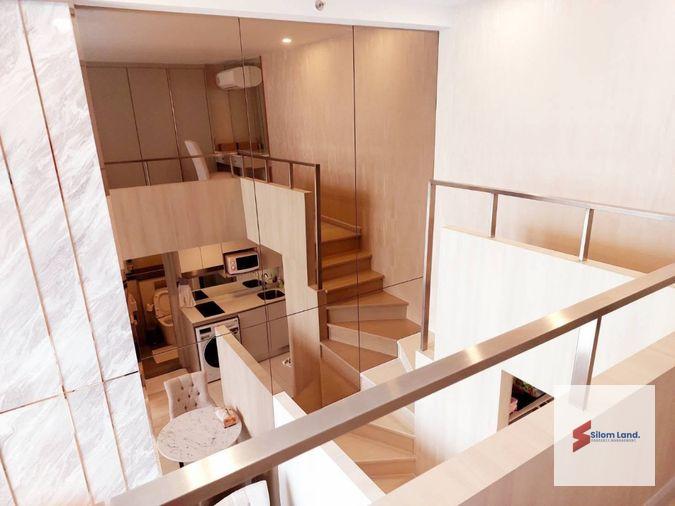 รูป RS7441 ขาย Knightsbridge Prime Sathorn ห้อง Duplex เพดานสูง ตกแต่งสวย แสงธรรมชาติพอดี ไม่โดนแดดแรง ใกล้ BTS ช่องนนทรี - รูปที่ 6/8