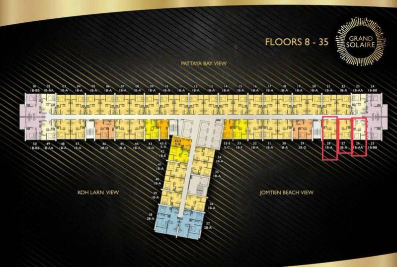 รูป 🔥 GRAND SOLAIRE PATTAYA CONDO FOR SALE | FOREIGN QUOTA | FROM 2.65 MB - รูปที่ 4/19