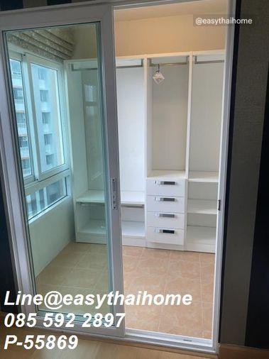 รูป P-55869 📍#รัชดาเช่า2นอน คอนโด Happy Condo Ratchada 18 ชั้น 6 พร้อมสิทธิ์ที่จอดรถ ใกล้ MRT สุทธิสาร Line ID: @easythaihome 085-592-2897 - รูปที่ 9/28