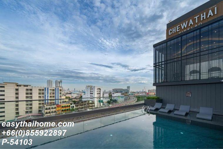 รูป P-54103 ให้เช่า ชีวาทัย ปิ่นเกล้า | วิวเมือง | เฟอร์นิเจอร์ครบ | ชั้น 12A  | พร้อมเข้าอยู่ 📞 Line ID: @easythaihome | 085-592-2897 - รูปที่ 25/32