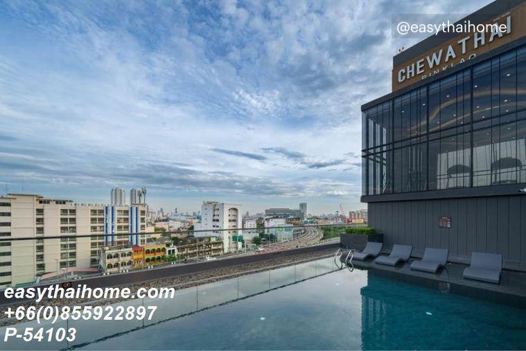 รูป P-54103 ให้เช่า ชีวาทัย ปิ่นเกล้า | วิวเมือง | เฟอร์นิเจอร์ครบ | ชั้น 12A | พร้อมเข้าอยู่ 📞 Line ID: @easythaihome | 085-592-2897 - รูปที่ 25/32