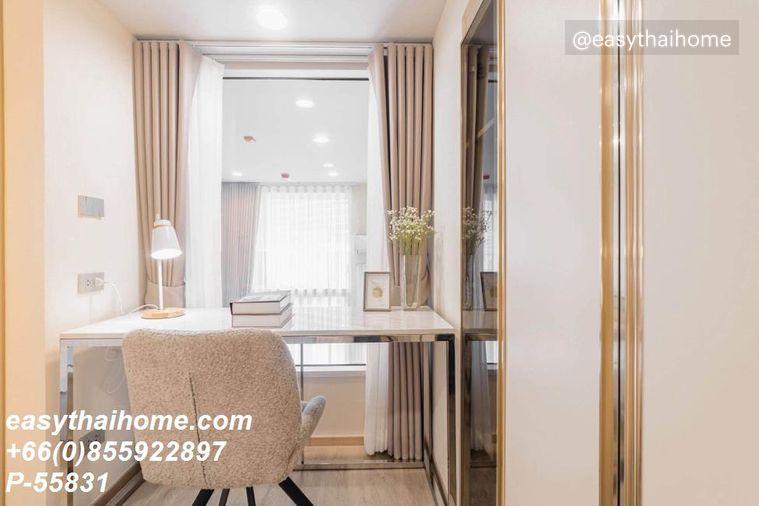 รูป P-55831 ให้เช่า คัลเจอร์ จุฬา | Duplex | วิวเมือง | เฟอร์นิเจอร์ครบ | ชั้น 23 | พร้อมเข้าอยู่ 📞 Line ID: @easythaihome | 085-592-2897 - รูปที่ 4/4
