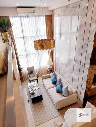 รูป RS7441 ขาย Knightsbridge Prime Sathorn ห้อง Duplex เพดานสูง ตกแต่งสวย แสงธรรมชาติพอดี ไม่โดนแดดแรง ใกล้ BTS ช่องนนทรี - รูปที่ 1/8