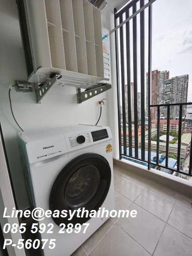 รูป P-56075 📍 ให้เช่าคอนโด Regent Home Bangna ชั้น 17 (โครงการน่าอยู่ ห้องสวย) อาคาร D (1 นอน 1 น้ำ) ใกล้ BTS บางนา Line ID: @easythaihome 085-592-2897 - รูปที่ 2/6