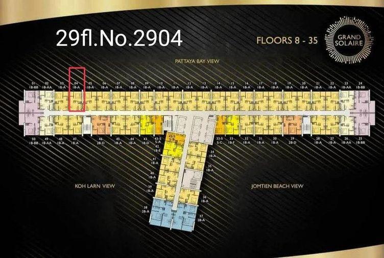 รูป 🔥 GRAND SOLAIRE PATTAYA CONDO FOR SALE | FOREIGN QUOTA | FROM 2.65 MB - รูปที่ 2/19