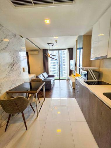 รูป RS7420 ให้เช่า Nara 9 Condominium ห้องชั้นสูงตกแต่งสไตล์ Modern Luxury วิวเมืองโปร่ง ใกล้  BTS ช่องนนทรี - รูปที่ 1/12