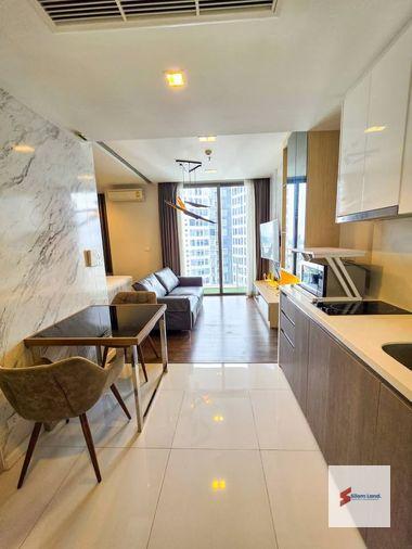รูป RS7420 ให้เช่า Nara 9 Condominium ห้องชั้นสูงตกแต่งสไตล์ Modern Luxury วิวเมืองโปร่ง ใกล้ BTS ช่องนนทรี - รูปที่ 1/12