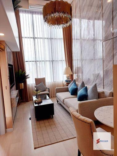 รูป RS7441 ขาย Knightsbridge Prime Sathorn ห้อง Duplex เพดานสูง ตกแต่งสวย แสงธรรมชาติพอดี ไม่โดนแดดแรง ใกล้ BTS ช่องนนทรี - รูปที่ 2/8