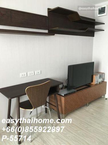 รูป P-55714 ให้เช่า Aspire Sathorn–Taksin (Brick Zone) | ห้องสตูดิโอ ใกล้ BTS วุฒากาศ | พร้อมเข้าอยู่ 📞 Line ID: @easythaihome | 085-592-2897 - รูปที่ 3/6