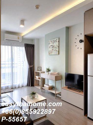 รูป P-55657 ให้เช่า ไอดีโอ สุขุมวิท 93  | วิวสวน | เฟอร์นิเจอร์ครบ | ใกล้ BTS บางจาก | พร้อมเข้าอยู่ 📞 Line ID: @easythaihome | 085-592-2897 - รูปที่ 6/6