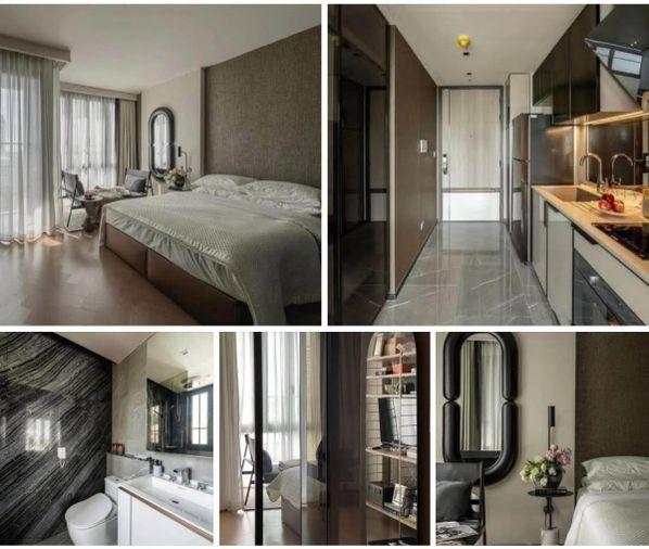 รูป The Reserve Sukhumvit 61 ห้องแต่งสไตล์โมเดิร์น โทนสีอ่อน กระจกและเนื้อที่กว้างพร้อมเปิดรับแสงธรรมชาติ - รูปที่ 34/35