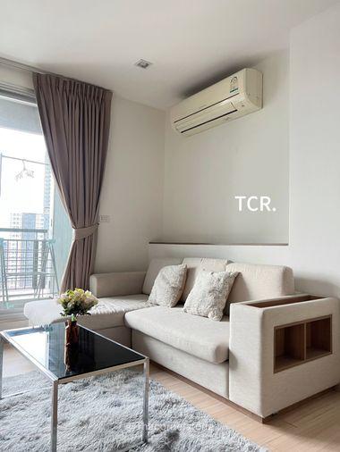picture Ready to move in❗️“𝑹𝒉𝒚𝒕𝒉𝒎 𝑹𝒂𝒕𝒄𝒉𝒂𝒅𝒂-𝑯𝒖𝒂𝒊𝒌𝒉𝒘𝒂𝒏𝒈 " 1 Bedroom Size 46 Sq.m. 22nd Floor Near MRT-Huaikhwang - 1/13