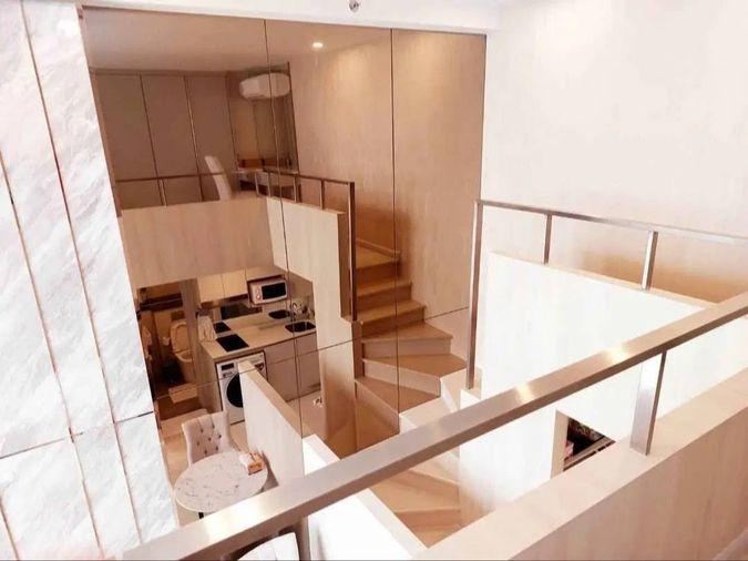 รูป RS7441 ขาย Knightsbridge Prime Sathorn ห้อง Duplex เพดานสูง ตกแต่งสวย แสงธรรมชาติพอดี ไม่โดนแดดแรง ใกล้ BTS ช่องนนทรี - รูปที่ 5/8