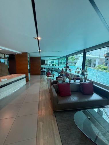 รูป มี3ห้องห้องสวย มีที่กั้นนก📱📱📱คอนโดเดอะทรัสต์ อมตะชลบุรี ชั้น6  8 ตึกB C ตึกทีมีสระน้ำ ฟิตเนต📱📱📱 - รูปที่ 41/46