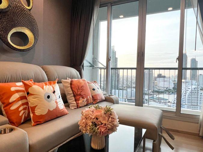 รูป RS7442 ให้เช่า Rhythm Sathorn 21 คอนโด High-Rise วิวสวย ใกล้ BTS สะพานตากสิน - รูปที่ 4/14