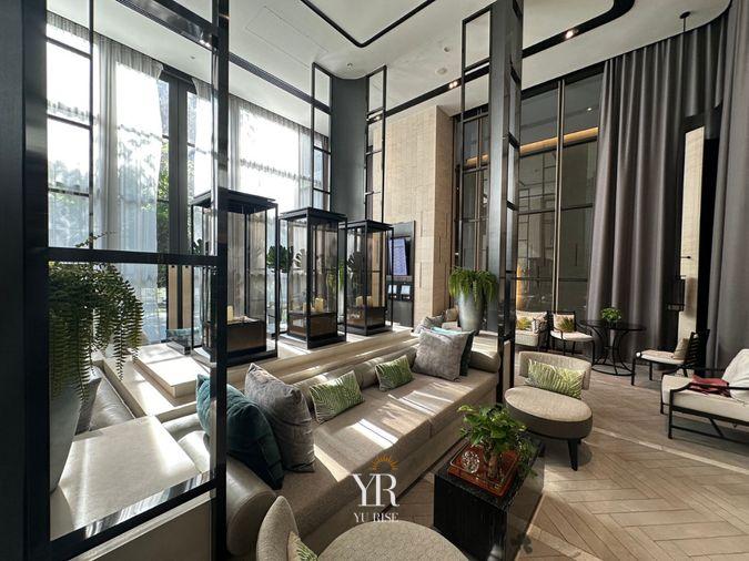 รูป The Reserve Sukhumvit 61 ห้องแต่งสไตล์โมเดิร์น โทนสีอ่อน กระจกและเนื้อที่กว้างพร้อมเปิดรับแสงธรรมชาติ - รูปที่ 19/35