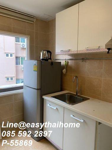 รูป P-55869 📍#รัชดาเช่า2นอน คอนโด Happy Condo Ratchada 18 ชั้น 6 พร้อมสิทธิ์ที่จอดรถ ใกล้ MRT สุทธิสาร Line ID: @easythaihome 085-592-2897 - รูปที่ 12/28