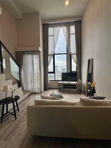 รูป 🔥 Knightsbridge Kaset - Society ห้อง Duplex 1 Bedroom ชั้น 20 ขนาด 41.35 ตร.ม. เพดานสูง ฟังก์ชัน 2 ระดับ ใกล้ BTS ม.เกษตรฯ เพียง 24,000 บาท/เดือน! - รูปที่ 2/8