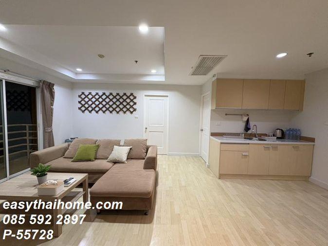 รูป P-55728 🔥 (ห้องใหญ่ 97 ตรม. 2 นอน 2 น้ำ วิวสระ ให้เช่า) คอนโด City Living Ratchada ใกล้ MRT ห้วยขวาง Line ID: @easythaihome 085-592-2897 - รูปที่ 7/14