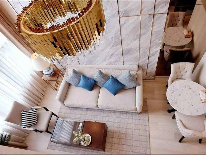 รูป RS7441 ขาย Knightsbridge Prime Sathorn ห้อง Duplex เพดานสูง ตกแต่งสวย แสงธรรมชาติพอดี ไม่โดนแดดแรง ใกล้ BTS ช่องนนทรี - รูปที่ 3/8