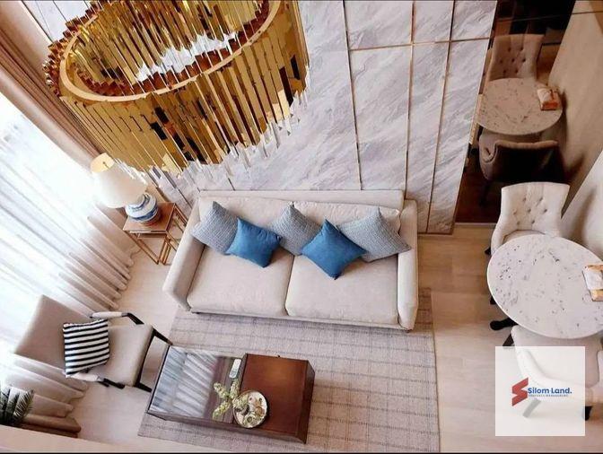 รูป RS7441 ขาย Knightsbridge Prime Sathorn ห้อง Duplex เพดานสูง ตกแต่งสวย แสงธรรมชาติพอดี ไม่โดนแดดแรง ใกล้ BTS ช่องนนทรี - รูปที่ 3/8