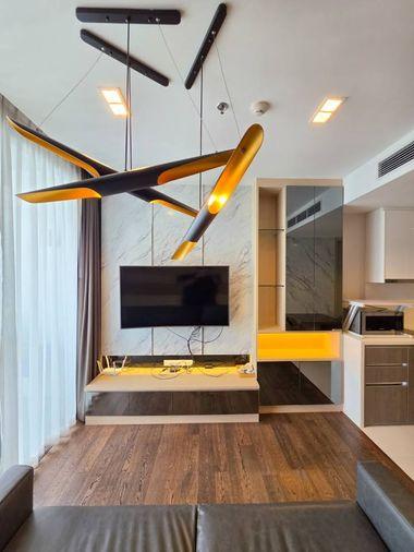 รูป RS7420 ให้เช่า Nara 9 Condominium ห้องชั้นสูงตกแต่งสไตล์ Modern Luxury วิวเมืองโปร่ง ใกล้  BTS ช่องนนทรี - รูปที่ 5/12