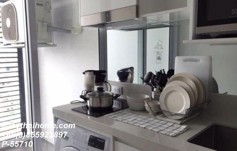 รูป P-55710 ให้เช่า The Sky Sukhumvit | วิวเมือง | เฟอร์นิเจอร์ครบ | ใกล้ BTS อุดมสุข | พร้อมเข้าอยู่ 📞 Line ID: @easythaihome | 085-592-2897 - รูปที่ 5/6