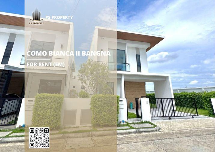 รูป บ้านเดี่ยวให้เช่า 🔥 Como Bianca II Bangna 🔥 3 ห้องนอน 3 ห้องน้ำ ตรงข้าม Mega Bangna - รูปที่ 1/11