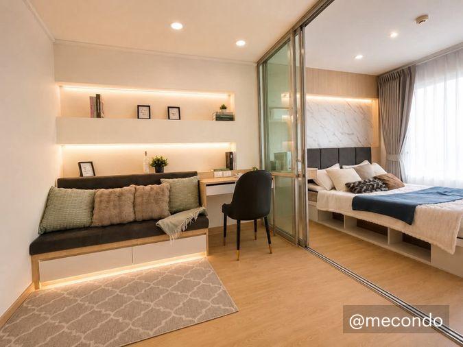 รูป ME2500496 ขายคอนโดห้องมุม ชั้นสูง Lumpini Ville ลาซาล-แบริ่ง ห้องแต่งใหม่ ใกล้ BTS แบริ่ง - รูปที่ 1/8