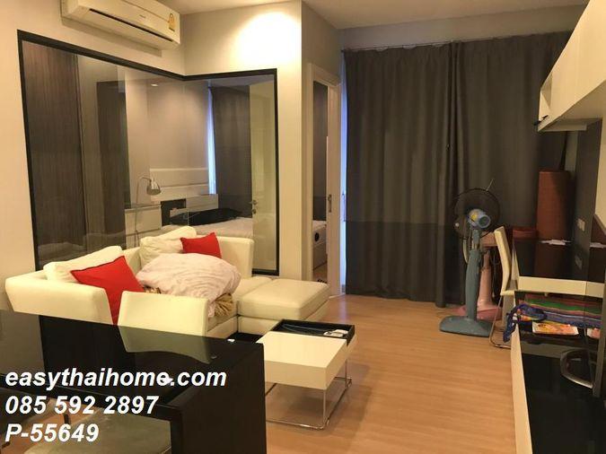 รูป P-55649 🔥 ให้เช่าคอนโด Urbano Absolute Sathon-Taksin ทำเลดีใกล้ ICONsiam และ BTS กรุงธนบุรี แต่งครบ พร้อมเข้าอยู่ : Line: @easythaihome 085-592-2897 - รูปที่ 2/5