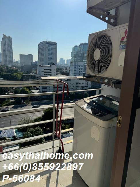 รูป P-56084 ขาย พีจี พระราม 9 | 1 ห้องนอน 1 ห้องน้ำ | เฟอร์นิเจอร์ครบ | ชั้น 9 | ใกล้ MRT | พร้อมเข้าอยู่ 📞 Line ID: @easythaihome | 085-592-2897 - รูปที่ 8/11