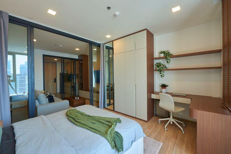 รูป 🔥 XT Phayathai ห้องสวย 1 Bedroom ชั้น 24 ขนาด 42 ตร.ม. วิวเมืองสวย ใจกลางพญาไท ใกล้ BTS พญาไท เพียง 26,000 บาท/เดือน! 🏙️✨ - รูปที่ 5/18