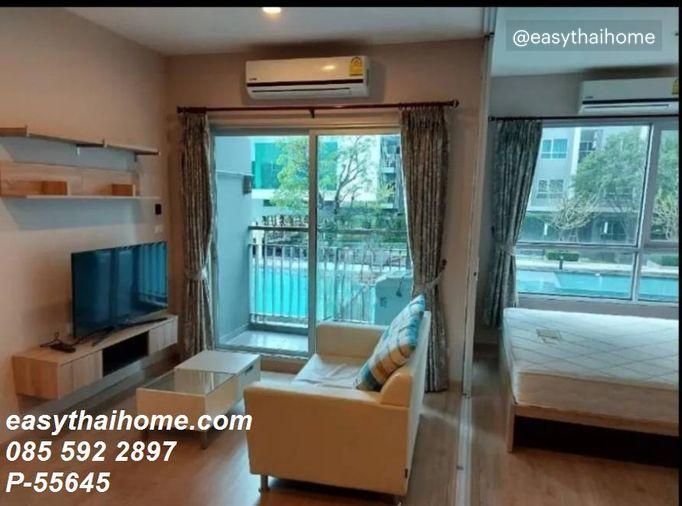 รูป P-55645 📍#คอนโดย่านสาทรวุฒากาศ ให้เช่า The Tempo Grand Sathorn-Wutthakat แต่งครบ วิวสระ ติด BTS วุฒากาศ Line ID: @easythaihome 085-592-2897 - รูปที่ 4/4