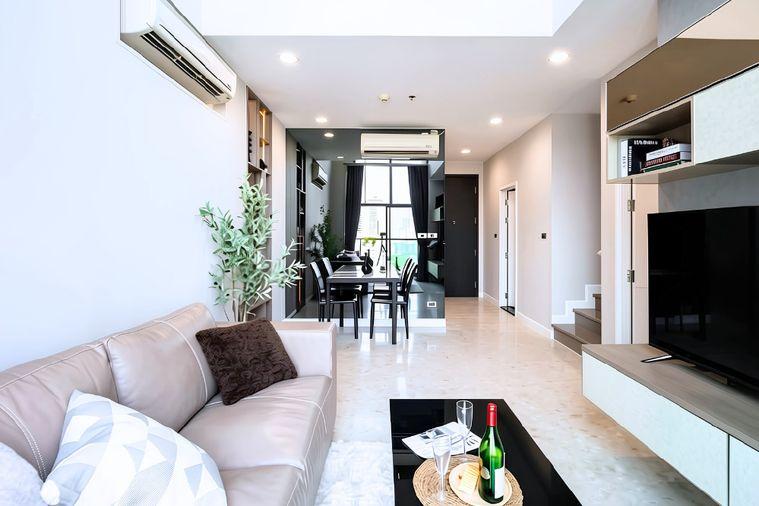 รูป 🔥 The Crest Sukhumvit 34 ห้อง Duplex 2 Bedrooms ขนาดใหญ่ 98 ตร.ม. ชั้น 12 ใจกลางสุขุมวิท ใกล้ BTS ทองหล่อ เพียง 85,000 บาท/เดือน! 🏙️✨ - รูปที่ 5/6