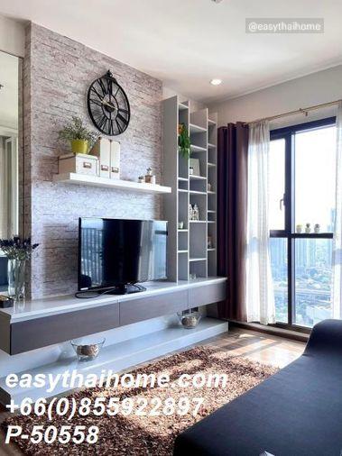 รูป P-50558 ให้เช่า วายน์ สุขุมวิท | 1 ห้องนอน 1 ห้องน้ำ | วิวเมือง | เฟอร์นิเจอร์ครบ | ชั้น 29 | พร้อมเข้าอยู่ 📞 Line ID: @easythaihome | 085-592-2897 - รูปที่ 9/10