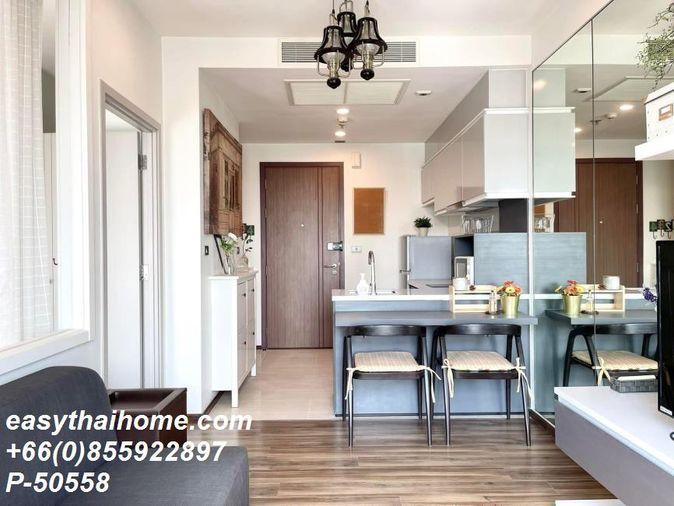 รูป P-50558 ให้เช่า วายน์ สุขุมวิท | 1 ห้องนอน 1 ห้องน้ำ | วิวเมือง | เฟอร์นิเจอร์ครบ | ชั้น 29   | พร้อมเข้าอยู่ 📞 Line ID: @easythaihome | 085-592-2897 - รูปที่ 6/10