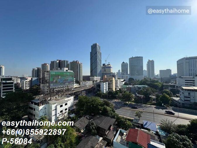 รูป P-56084 ขาย พีจี พระราม 9 | 1 ห้องนอน 1 ห้องน้ำ | เฟอร์นิเจอร์ครบ | ชั้น 9 | ใกล้ MRT | พร้อมเข้าอยู่ 📞 Line ID: @easythaihome | 085-592-2897 - รูปที่ 6/11