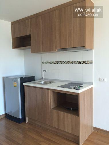 รูป ให้เช่าคอนโด T Plus Condo อมตะนคร ชลบุรี ห้องริม ห้องใหญ่ 32 ตร.ม. ชั้น 4 เฟอร์ Built-in เครื่องใช้ไฟฟ้าครบ พร้อมเข้าอยู่! - รูปที่ 1/14