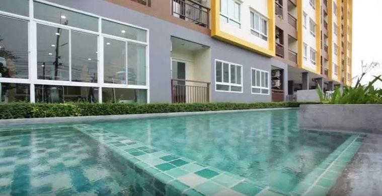 รูป ให้เช่าคอนโด T Plus Condo อมตะนคร ชลบุรี ห้องริม ห้องใหญ่ 32 ตร.ม. ชั้น 4 เฟอร์ Built-in เครื่องใช้ไฟฟ้าครบ พร้อมเข้าอยู่! - รูปที่ 9/14