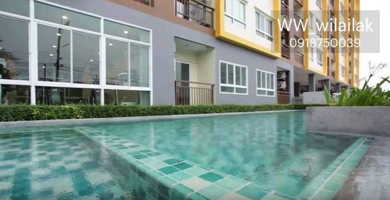 รูป ให้เช่าคอนโด T Plus Condo อมตะนคร ชลบุรี ห้องริม ห้องใหญ่ 32 ตร.ม. ชั้น 4 เฟอร์ Built-in เครื่องใช้ไฟฟ้าครบ พร้อมเข้าอยู่! - รูปที่ 9/14