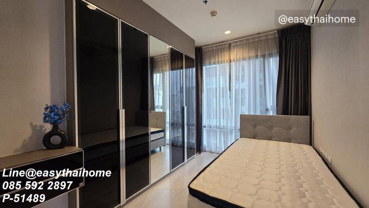 รูป P-51489 📍#คอนโด2ห้องนอนให้เช่า Rhythm Asoke ชั้น 27 (42 ตร.ม.) แต่งครบ วิวเมือง ย่านพระราม 9 Line ID: @easythaihome 085-592-2897 - รูปที่ 5/11