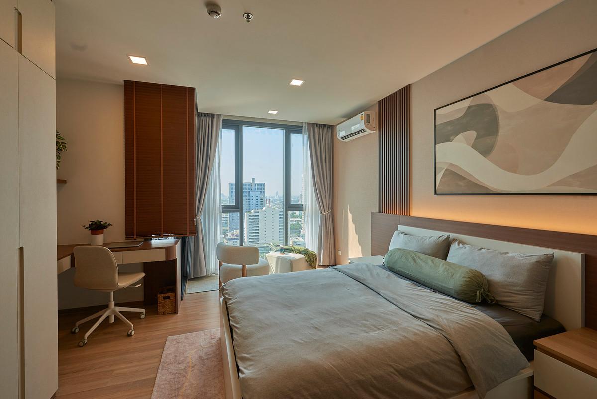 รูป 🔥 XT Phayathai ห้องสวย 1 Bedroom ชั้น 24 ขนาด 42 ตร.ม. วิวเมืองสวย ใจกลางพญาไท ใกล้ BTS พญาไท เพียง 26,000 บาท/เดือน! 🏙️✨ - รูปที่ 2/18
