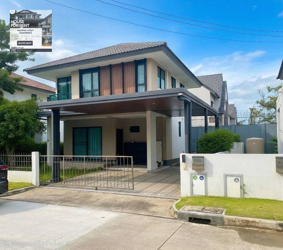 รูป 📣🌳 เช่าบ้านบุราสิริ บางนา ตกแต่งครบ เดินทางสะดวก - รูปที่ 2/16