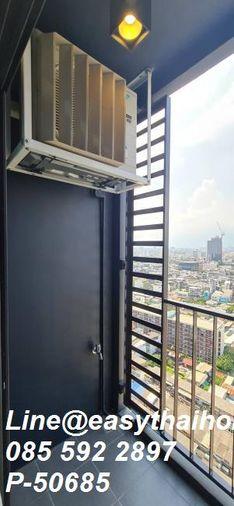รูป P-50685 📍#คอนโดให้เช่าย่านวงเวียนใหญ่ Ideo Sathorn-Wongwian Yai ชั้น 24 เฟอร์ครบ พร้อมอยู่ ใกล้ BTS วงเวียนใหญ่ Line ID: @easythaihome 085-592-2897 - รูปที่ 4/9
