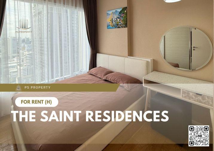 รูป ให้เช่า 📍 The Saint Residences 📍 เฟอร์นิเจอร์ และ เครื่องใช้ไฟฟ้าครบ ใกล้ BTS ห้าแยกลาดพร้าว - รูปที่ 1/11